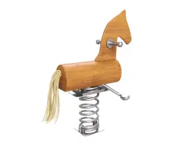 Качалка на пружине HARDWOOD «Конь»
