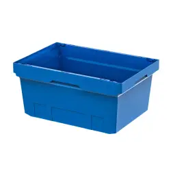 Контейнер пластиковый вкладываемый INSTORE, 600х400х270 мм, синий [KV 6427]