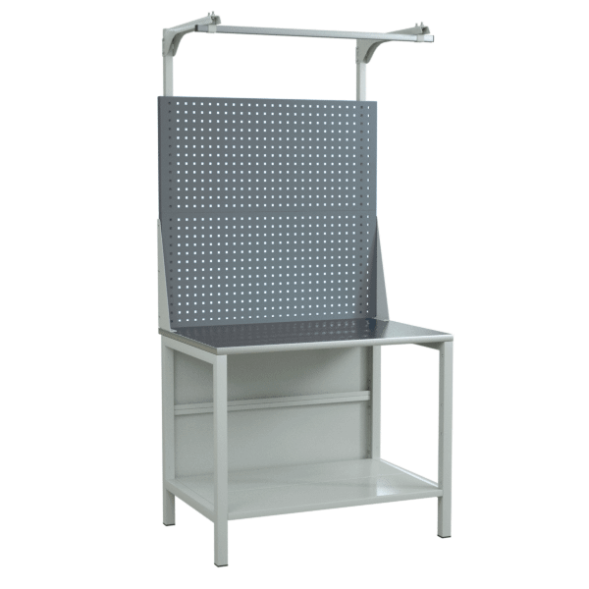 Верстак 1000 с экраном с консолями [13621]