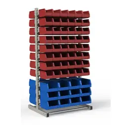 Стеллаж двусторонний №100 (1835х950х760)