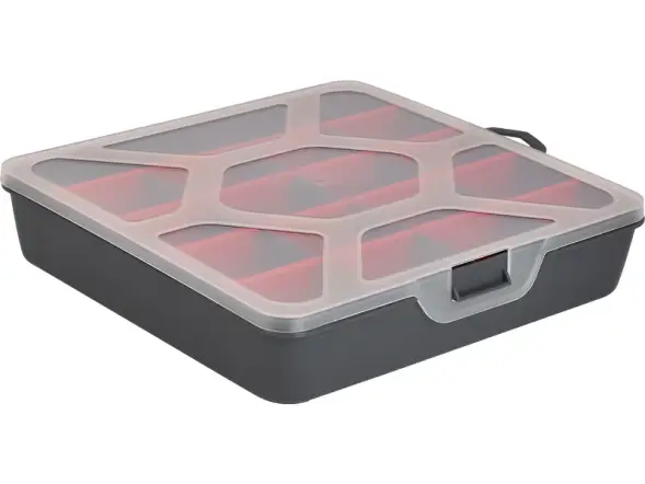 Органайзер для мелочей 200х200х45 мм, черный