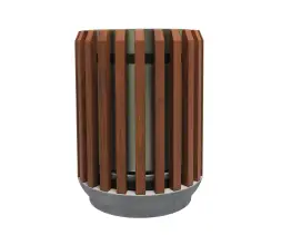 Урна с бетонным основанием «Бульвар»