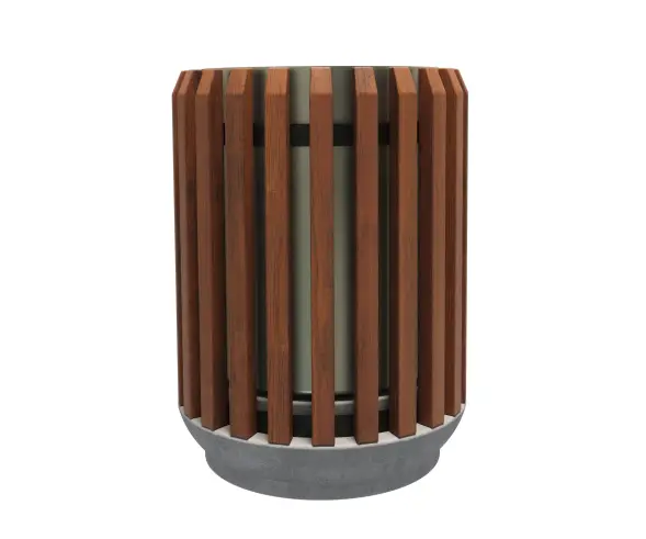 Урна с бетонным основанием «Бульвар»