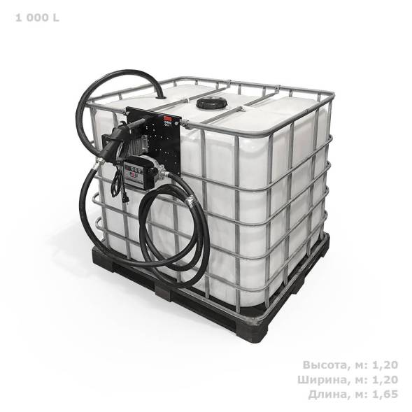 Мини АЗС "Еврокуб" Китай ACFD 60 - раздаточная колонка со счетчиком (корпус открытый)