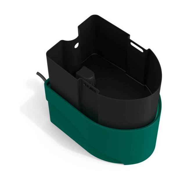 Торфяной биотуалет «РОСА» зеленого цвета