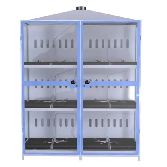 Шкаф для аккумуляторов ШМА-06-03 исп2 1340x810x1850 мм Синий