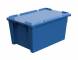 Ящик пластиковый поворотно-вкладываемый универсальный, 600х400х300 мм, синий [12.480.61 (KD6430.1)]