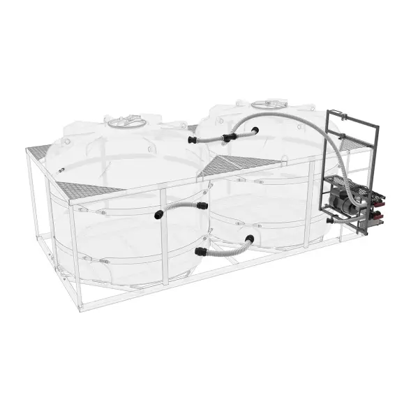 Комплекс насосный 600л/мин для воды ZО2