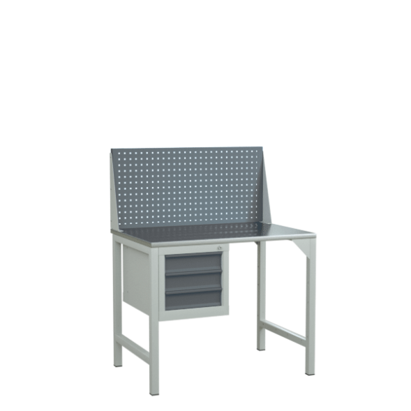 Верстак 1000 с подвесной тумбой с 3 ящиками [17224]