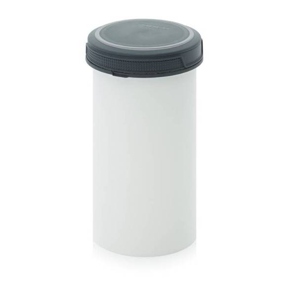 Банка 1,3 л с внутренней крышкой, серая