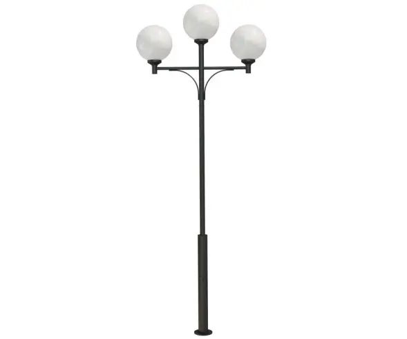 Стальной фонарный столб Т-17-3 со светильниками 6,161 м