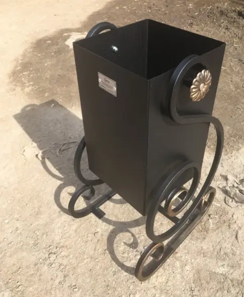 Уличная урна для мусора «Валюта без крышки»