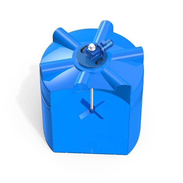 Емкость V 3000 литров с лопастной мешалкой