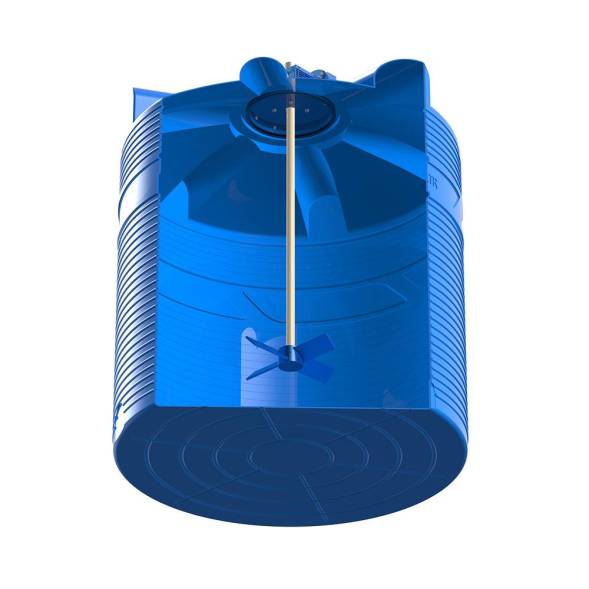 Емкость V 3000 литров с лопастной мешалкой