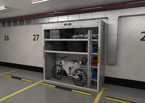 Шкаф в паркинг ROLL‑BOX IN STOCK M-3