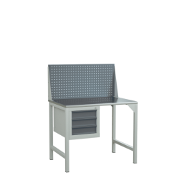 Верстак 1000 с подвесной тумбой с 3 ящиками [17225]