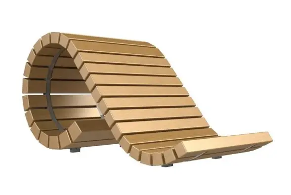 Парковый шезлонг «Ракушка»