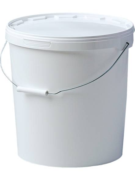 Ведро пластиковое с металлической ручкой, 18 л [4130]