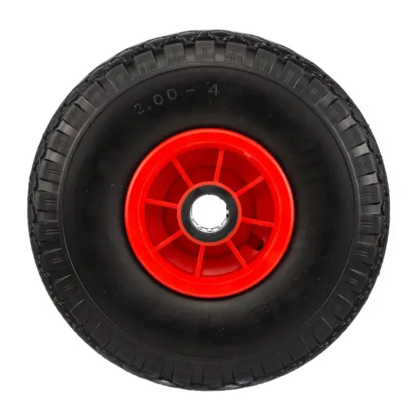 Колесо Стелла-техник 1120-255-3 диаметр 260мм, вспененный полиуретан, игольчатый подшипник под ось 25мм, грузоподъемность 70кг