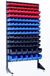 Стеллаж с пластиковыми ящиками 1801-2/9/2 CH-Kombo