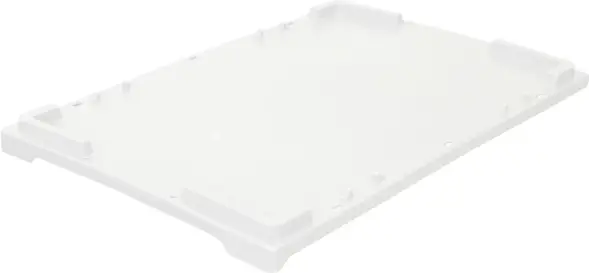 Крышка для пластикового ящика утяжеленная морозостойкая, 600х400 мм, белый [503-1 М]