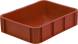 Ящик пластиковый сплошной, 430х330х110 мм, красный [405]