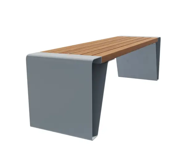 Скамейка стальная «Энигма» без спинки