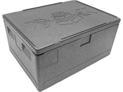 Термобокс пенополипропиленовый с крышкой STP Light, 800х600х390 мм, 109 л, 30 кг/м3