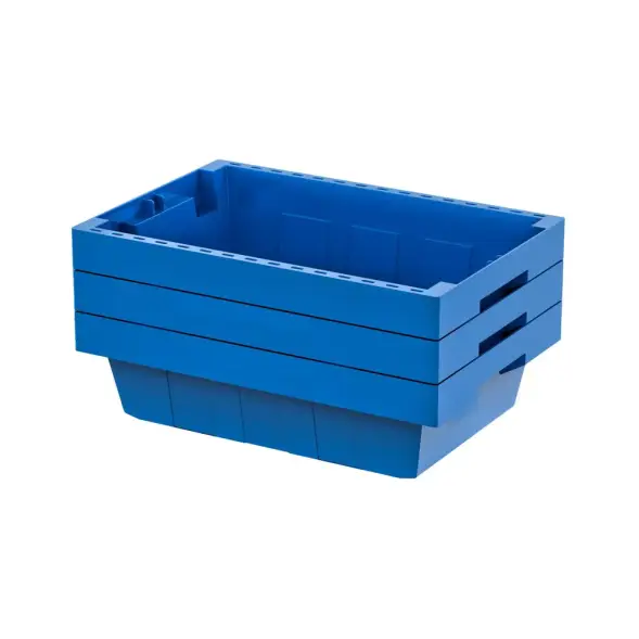 Контейнер пластиковый вкладываемый INSTORE, 490х330х140 мм, синий [KV 5314[