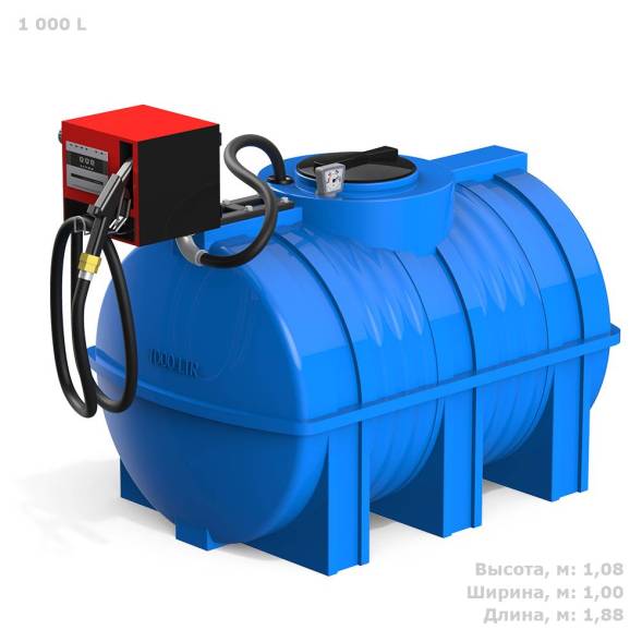 Мини АЗС G 1000 Китай ACFD 60 - раздаточная колонка со счетчиком (корпус открытый)