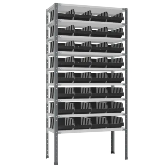 Антистатический стеллаж СТ-012 с ящиками 400x230x150 [13726]