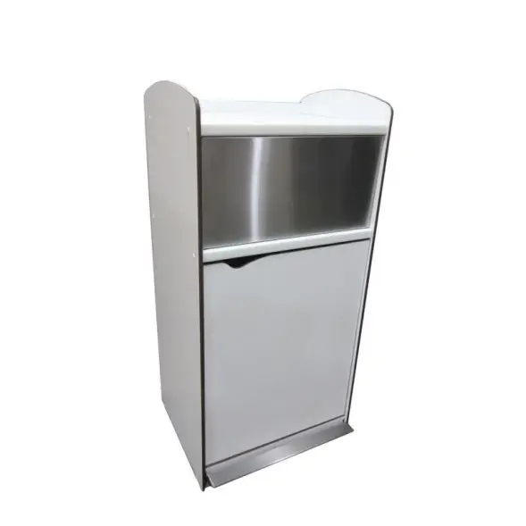 Урна NEXT-1, 500х600х1250 мм, с педалью, с тележкой 100 л