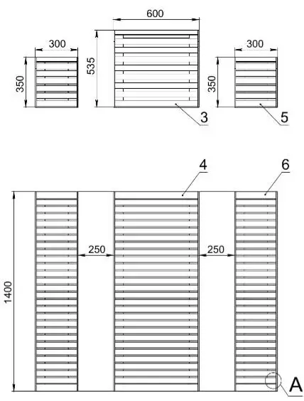 Детский комплект мебели «Ладья»