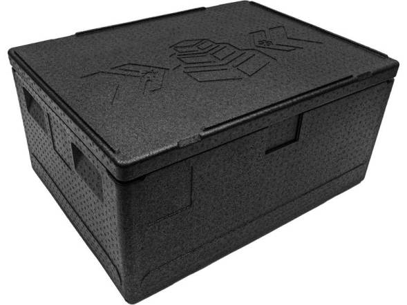 Термобокс пенополипропиленовый с крышкой STP PRO, 800х600х390 мм, 109 л, 55 кг/м3