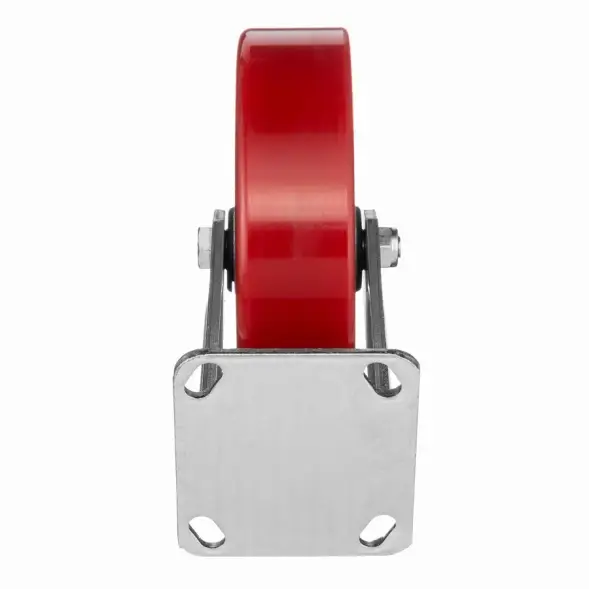 Колесо полиуретановое Стелла-техник 1041-200 неповоротное, диаметр 152мм, грузоподъемность 460кг