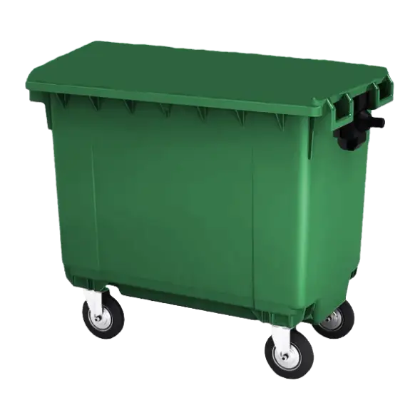 Мусорный контейнер 660л. на колесах без крышки