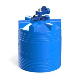 Емкость V 500 литров с лопастной мешалкой