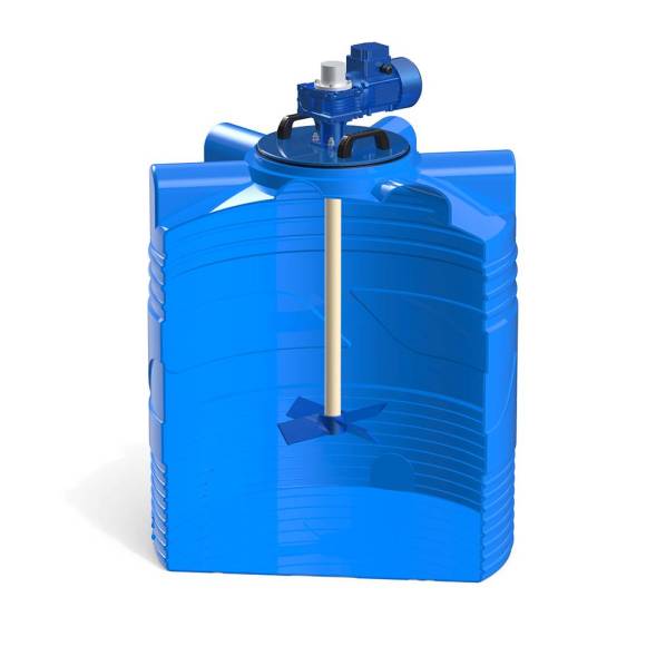 Емкость V 500 литров с лопастной мешалкой