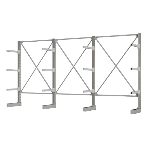 Консольный стеллаж КЛр односторонний тройной 755 [14027]