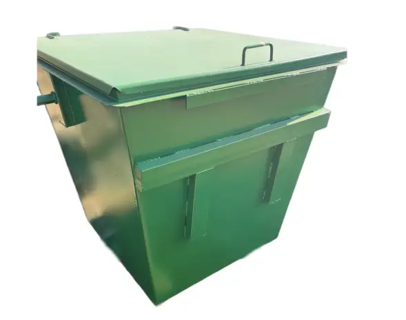 Металлический контейнер 0,75 м³ (усиленный) Коричневый