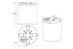 Емкость T 10000л зеленая