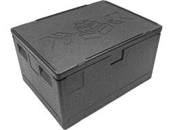 Термобокс пенополипропиленовый с крышкой STP Normal, 800х600х450 мм, 131 л, 40 кг/м3