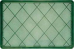 Ящик пластиковый перфорированный, 600x400x140 мм, 27 л, синий [705.01.01]