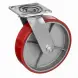 Колесо полиуретановое Стелла-техник 1043-200 поворотное, диаметр 200мм, грузоподъемность 460кг