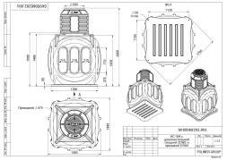 Колодец КС-5М с дополнительной секцией D780 и крышкой D560