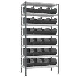 Антистатический стеллаж СТ-012 с ящиками 400x230x200 [13729]