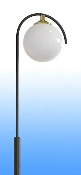 Стальной фонарный столб Т-23 со светильником 5,0 м