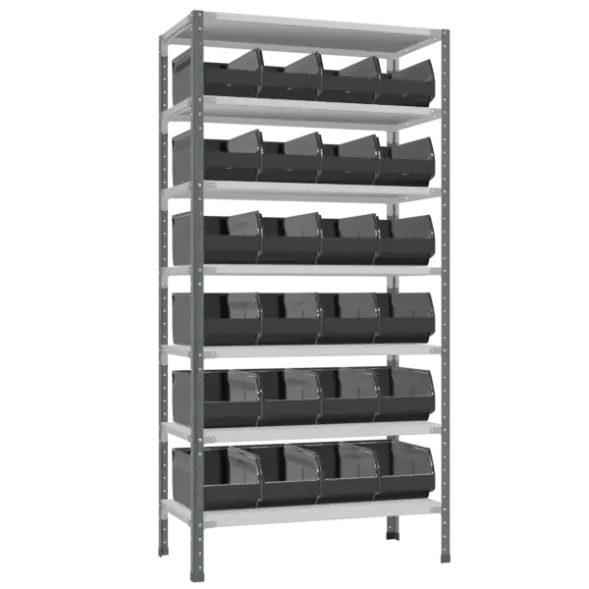 Антистатический стеллаж СТ-012 с ящиками 400x230x200 [13730]