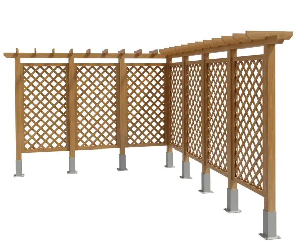 Шпалера «Ромб» 20,0 м (с покраской)