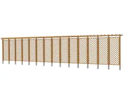 Шпалера «Ромб» 20,0 м (с покраской)